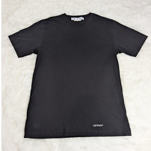 Off-White Scribble Diag Slim Tee Black White XXL Virgil Abloh Streetwear - Picture 13 of 13